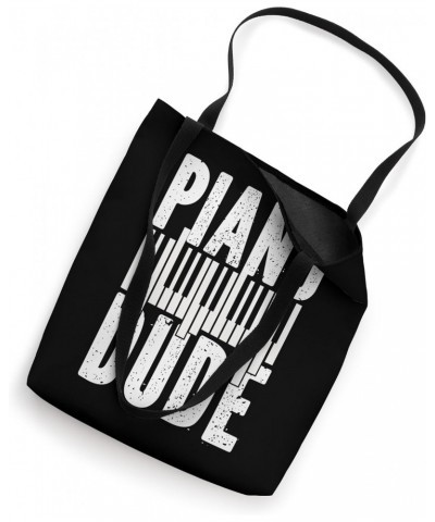 Piano Teacher Pianist Retro Vintage Keyboard Piano Dude Tote Bag $11.18 Totes