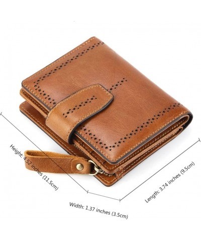 Leather Wallet Pu Leather Women's Walle Classic Large Capacity Crop Zipper Purse Clutch for Women Fashion Buckle Coin Pocket ...