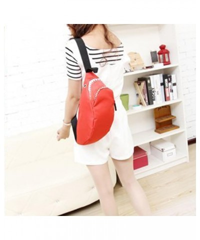 Women Small Crossbody Wallet Phone Bag Couple Mini Shark Phone Shoulder Bag with Adjustable Shoulder Strap Red $9.87 Shoulder...