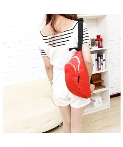 Women Small Crossbody Wallet Phone Bag Couple Mini Shark Phone Shoulder Bag with Adjustable Shoulder Strap Red $9.87 Shoulder...