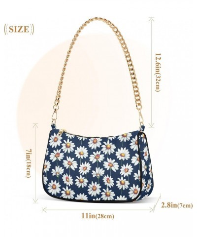 Daisy Ladybirds Shoulder Bag for Women Crossbody Small Tote Bag Purses Little Purse Mini Handbag for Travel Beach Shopping $1...