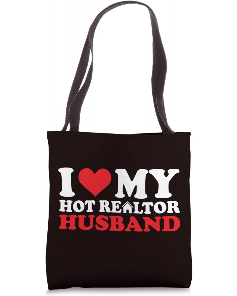 I Love I Heart My Hot Realtor Husband -Anniversary Tote Bag $9.46 Totes