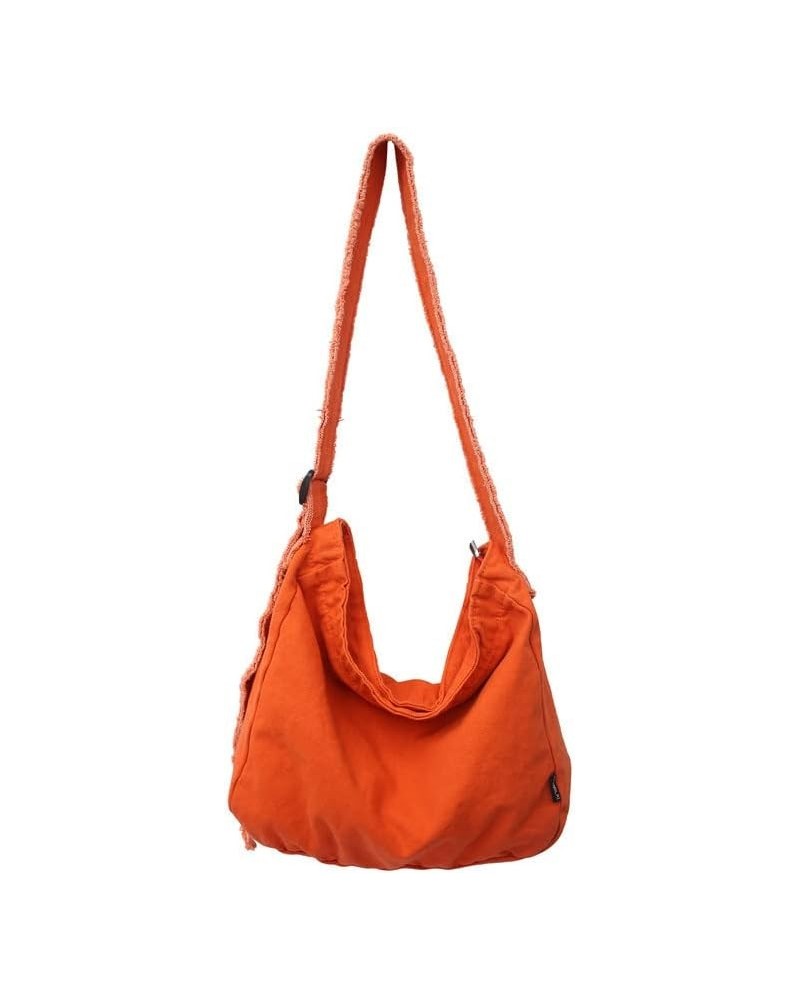 Tote Bag Aesthetic Vintage Grunge Aesthetic Tote Bag Purses for Women Crossbody Bag Orange $15.95 Totes