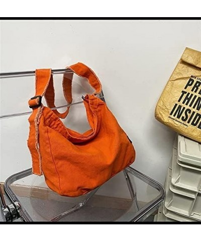 Tote Bag Aesthetic Vintage Grunge Aesthetic Tote Bag Purses for Women Crossbody Bag Orange $15.95 Totes