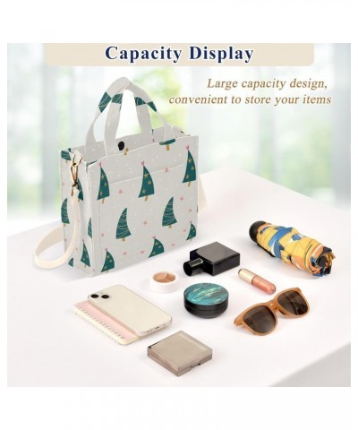 Christmas Trees Funny Corduroy Tote Bag for Women Hobo Crossbody Bag Purse Stylish Shoulder Handbag Messenger Bags, S $13.15 ...