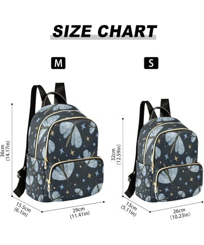 Cute Dragonfly Stars Women Backpack Purse Ladies Fashion Shoulder Bag Daypack Travel Bag 7.5L Small $13.33 Backpacks