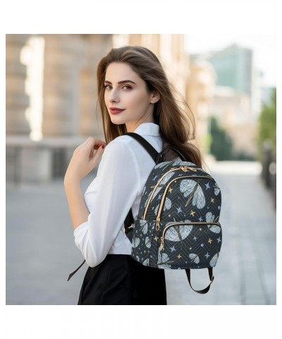 Cute Dragonfly Stars Women Backpack Purse Ladies Fashion Shoulder Bag Daypack Travel Bag 7.5L Small $13.33 Backpacks