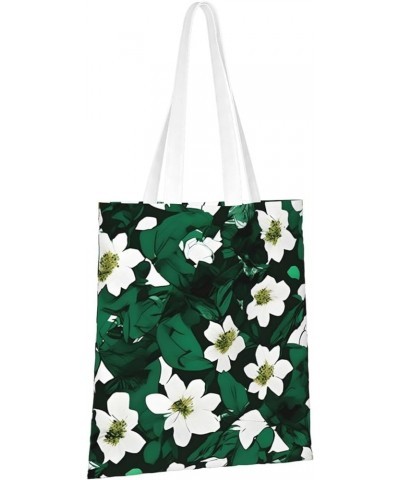 Blossoming Rose Flowers print Casual Handbags,Women Tote Bag,Big Capacity Shopping Shoulder Bag,eusable Grocery Bags Hunter G...