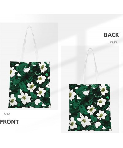 Blossoming Rose Flowers print Casual Handbags,Women Tote Bag,Big Capacity Shopping Shoulder Bag,eusable Grocery Bags Hunter G...