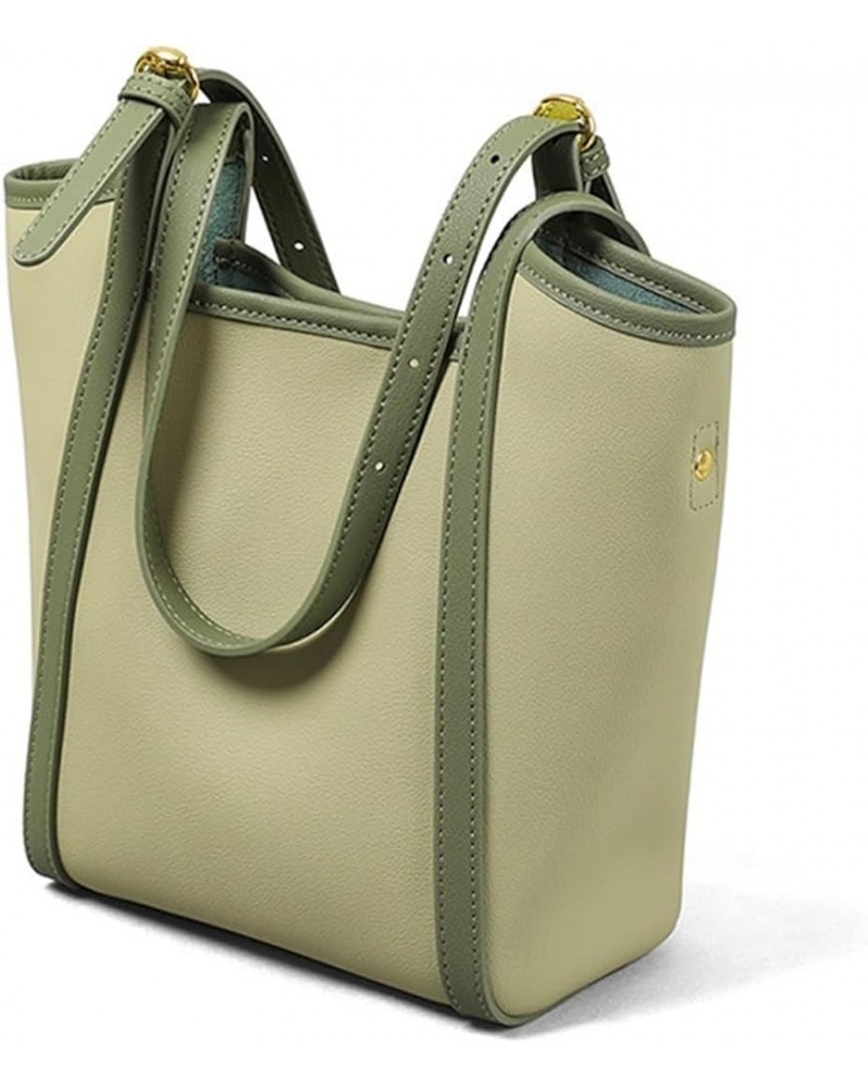 Bags Simple and Fashionable Tote Bags Bucket Bags High-end Handheld Large Capacity Women's Bags Crossbody Bags Mint Green $44...