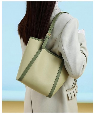 Bags Simple and Fashionable Tote Bags Bucket Bags High-end Handheld Large Capacity Women's Bags Crossbody Bags Mint Green $44...