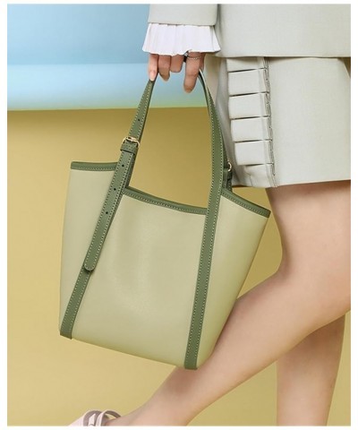 Bags Simple and Fashionable Tote Bags Bucket Bags High-end Handheld Large Capacity Women's Bags Crossbody Bags Mint Green $44...