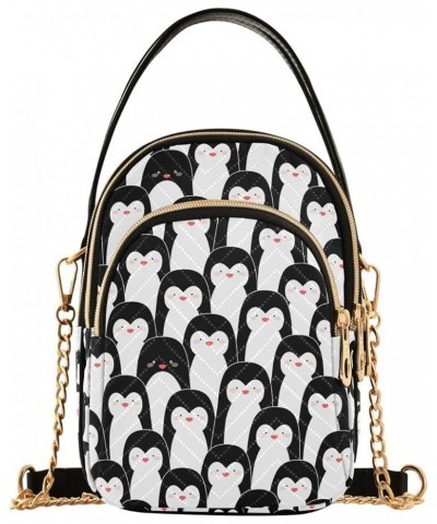 Crossbody Bags for Women, Sling Bags Goth Skulls Penguins 019 $11.48 Crossbody Bags