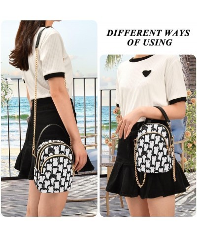 Crossbody Bags for Women, Sling Bags Goth Skulls Penguins 019 $11.48 Crossbody Bags