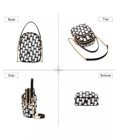 Crossbody Bags for Women, Sling Bags Goth Skulls Penguins 019 $11.48 Crossbody Bags