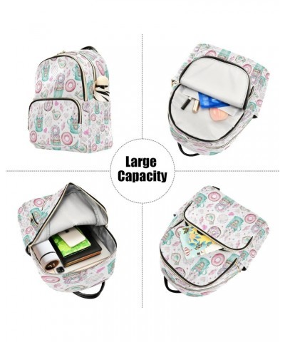 Cute Cartoon Bunny Candy Donut Backpack for Women Purse Bag Travel Handbag Shoulder Bag $19.94 Backpacks