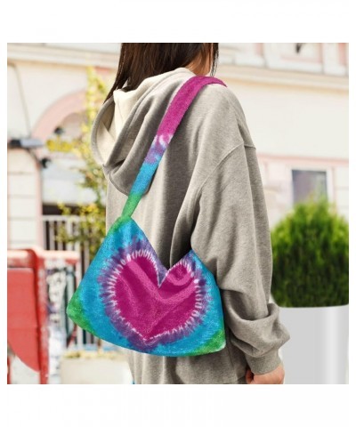 Tote Handbags for Women Ultra Soft Fluffy Shoulder Bag with Zipper Fashion Durable Messenger Bag Color-a029 $11.21 Totes