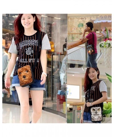 Animal Horse Pattern Women Cross Body Shoulder Bag for School Travel Green-pieapple $6.74 Totes